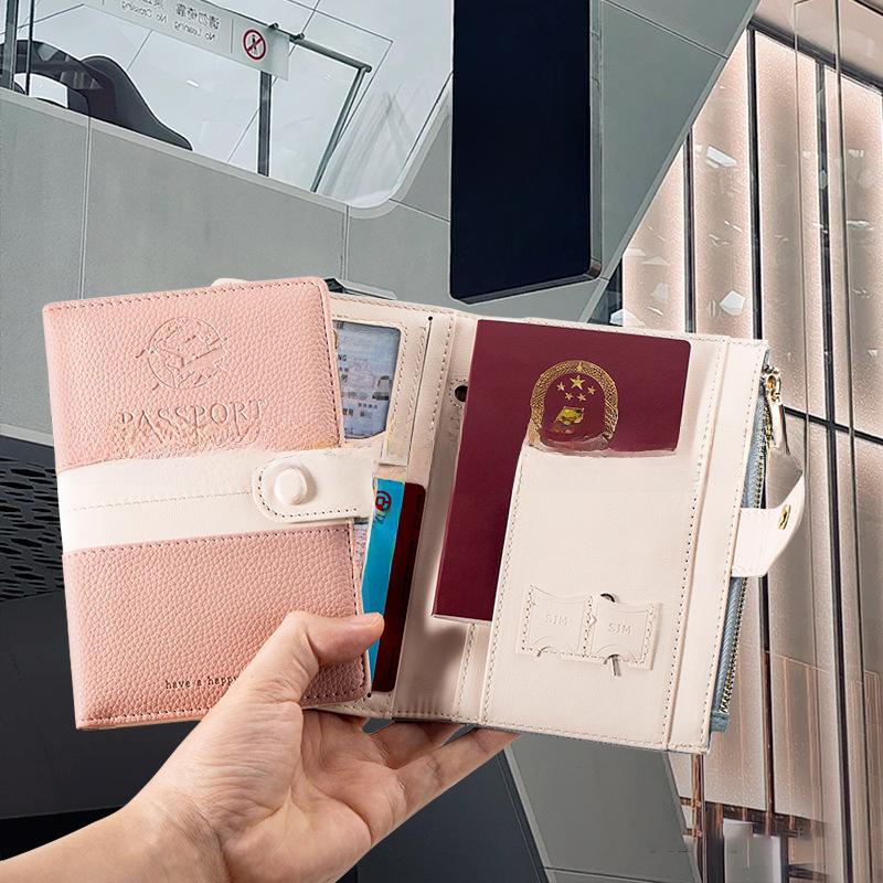 Passport and License Holder Wallet: Cross-border Travel Organizer for Men and Women