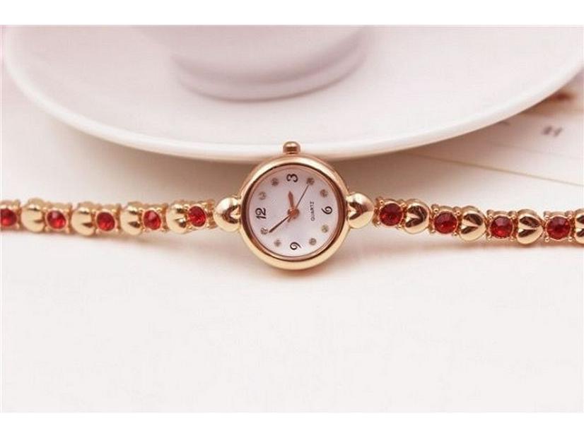 JW Korean Style Elegant Ladies' Water Diamond Quartz Bracelet Watch
