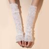 Hollow Sun Protection Sleeve Thin Sunscreen Arm Sleeve Sweet Lace Ice Silk Sleeves  Summer