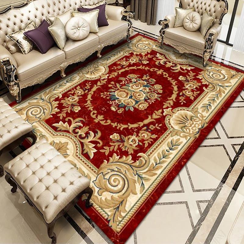 Retro Moroccan Style Living Room Decoration Carpet Bohemia Rugs for Bedroom Home Decor Anti-Slip Floor Mat Homestay Lounge Rug