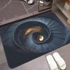 3D Egyptian Tomb Entrance Door Mat Optical Illusion Welcome Floor Rug for Hallway Porch Home Decor Creative Area Foot Pad