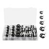 Assorted Steel Rubberized Cable Clamps Cable Management Set Multipurpose Wire Clamps Set for Professional Cable Handling