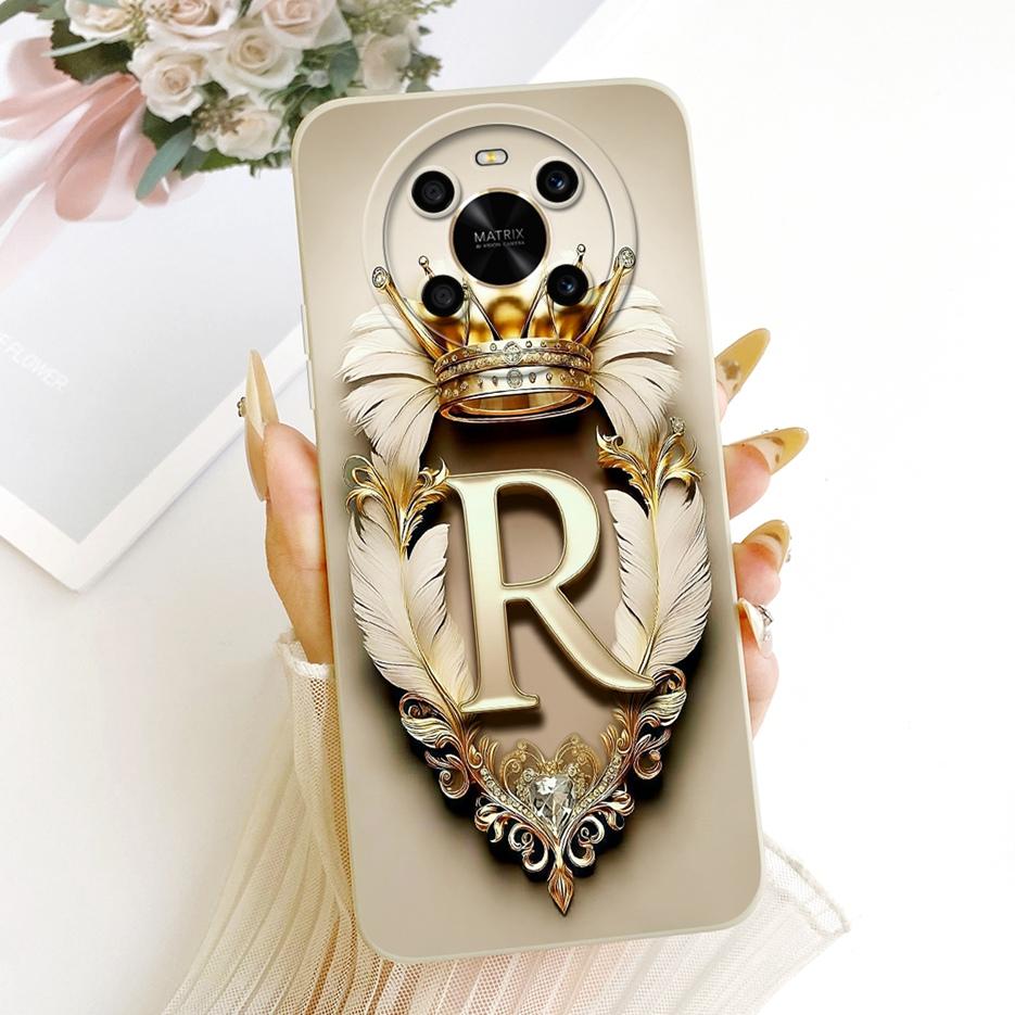 For Honor X9 5G Case ANY-NX1 Cool Crown Letters Cover Shockproof Soft TPU Phone Case For Honor X9 X 9 HonorX9 4G Back Cover Bags