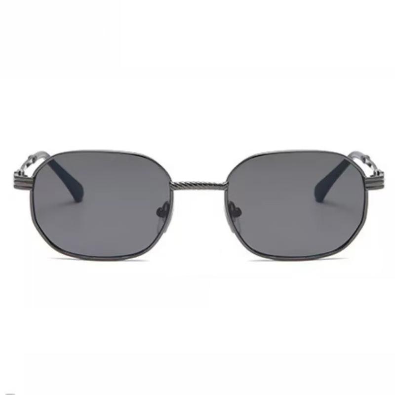 New Retro Small Square Frame Sunglasses Men And Women Trendy Metal Sunglasses Fashion Sunglasses