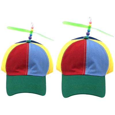Boné de Beisebol Helicóptero para Festa Chapéu de Sol Engraçado para Pai e Filho Chapéu de Sol ao Ar Livre Chapéu de Hélice