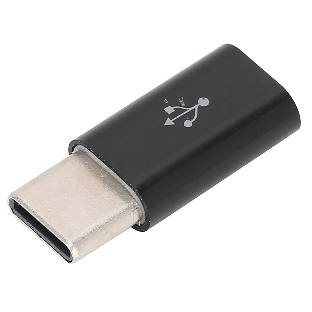 ABS   USB to TypeC Transfer Adapter Convert Plug and Play Connector Fast Charging(White(  Sign) )