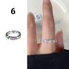 Irregular Shape Crystal Ring Minimalist Handmade Opal Ring Fashionable Gemstone Ring  Girls Gift