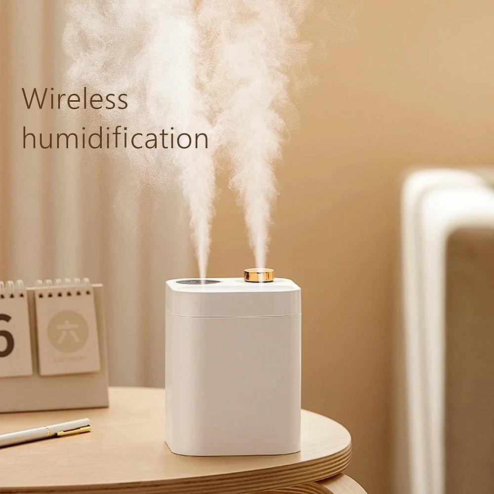 Wireless Humidifier Aromatherapy Diffuser 2000mAh Battery Rechargeable Essential Oil Diffuser Ultrasonic 800ml Air Humidi