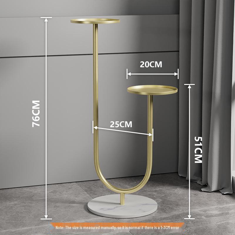 Moderno Semplice Porta Vasi a Più Strati da Pavimento per Decorazione Interna e da Balcone