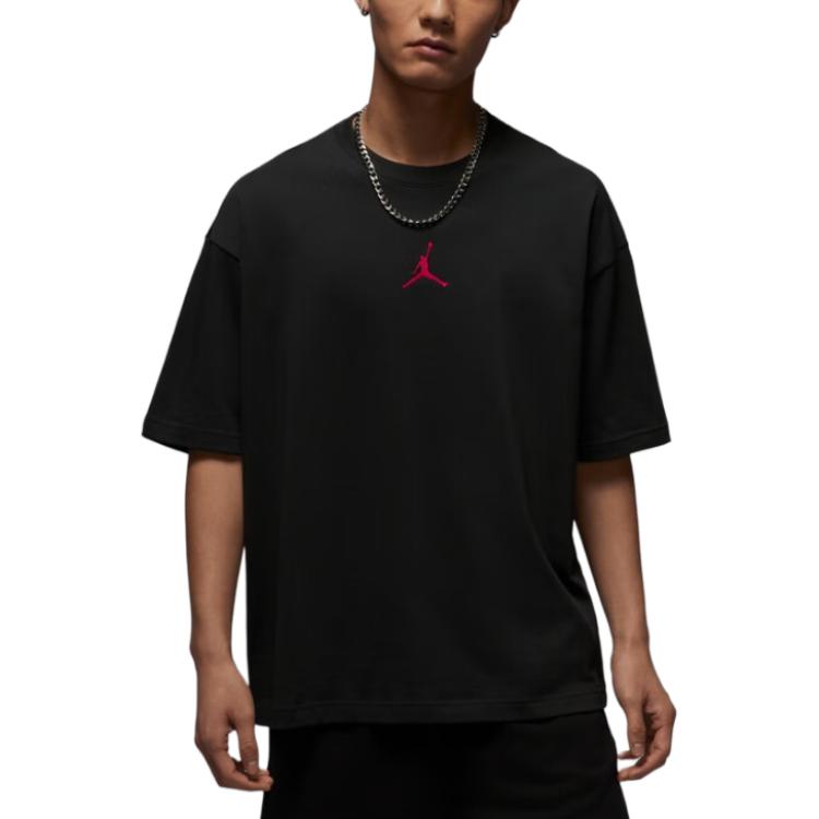 New Jordan OVERSIZED T Shirt Men's Gray Black IH0833-045