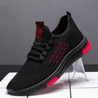 Comfortable Soft Bottom Casual Shoes Trend Korean Version of Breathable Wild Men's Shoes Low-top Sneakers