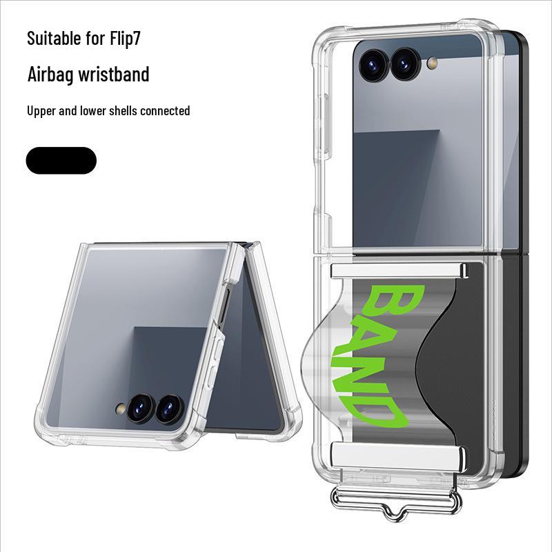 Samsung Galaxy Z Flip7 Schutzhülle mit Airbag-Handgelenkband