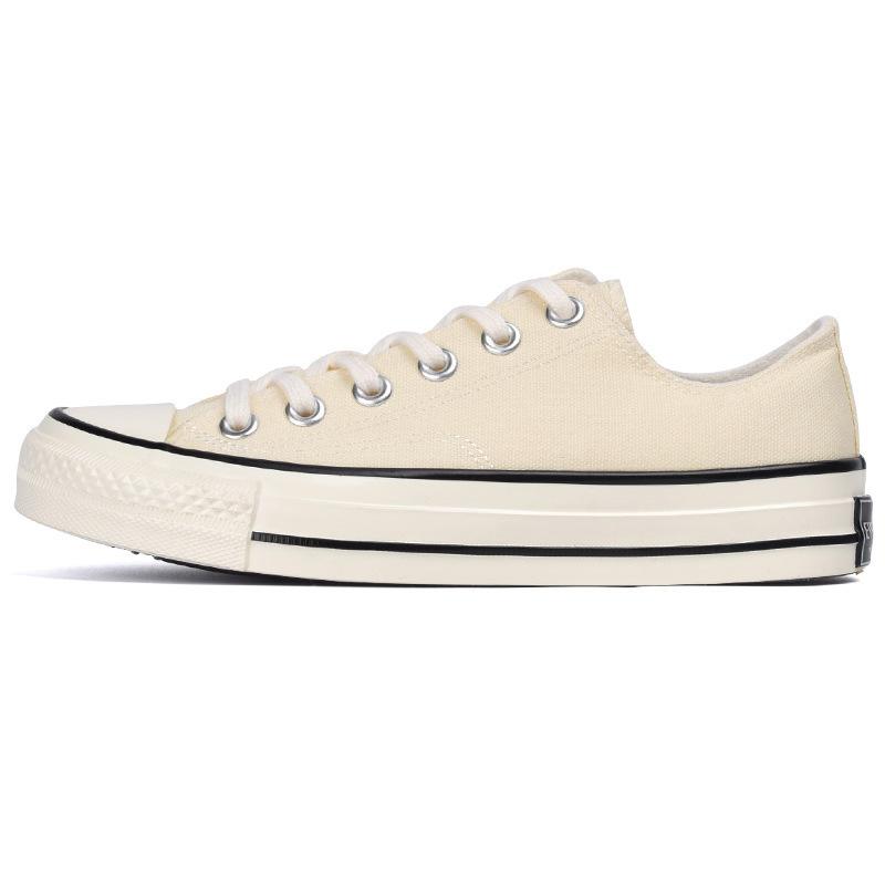 Classic Canvas Shoes Beige Women's Shoes Student Street Shot 18