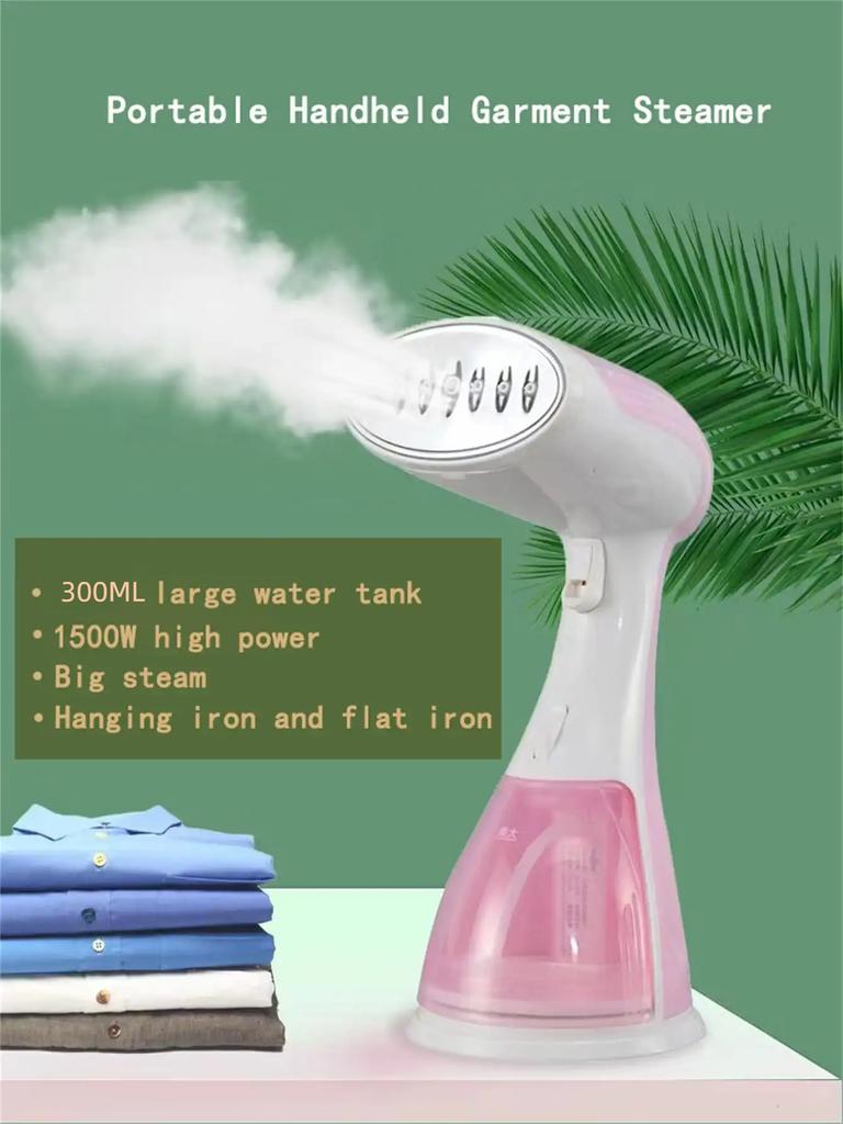 New 1500W Garment Steamer Iron Portable Steam Cleaner 300ML Home Electric Hanging Mite Removal Handheld Steamer Garment Clothes