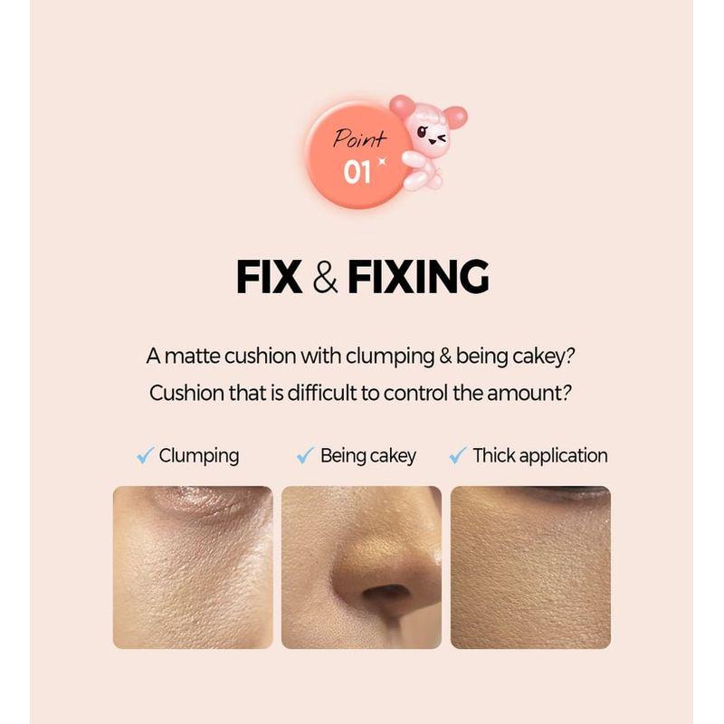 KLAVUU - Actress Backstage Boosting Cushion Fixing - 3 Colors