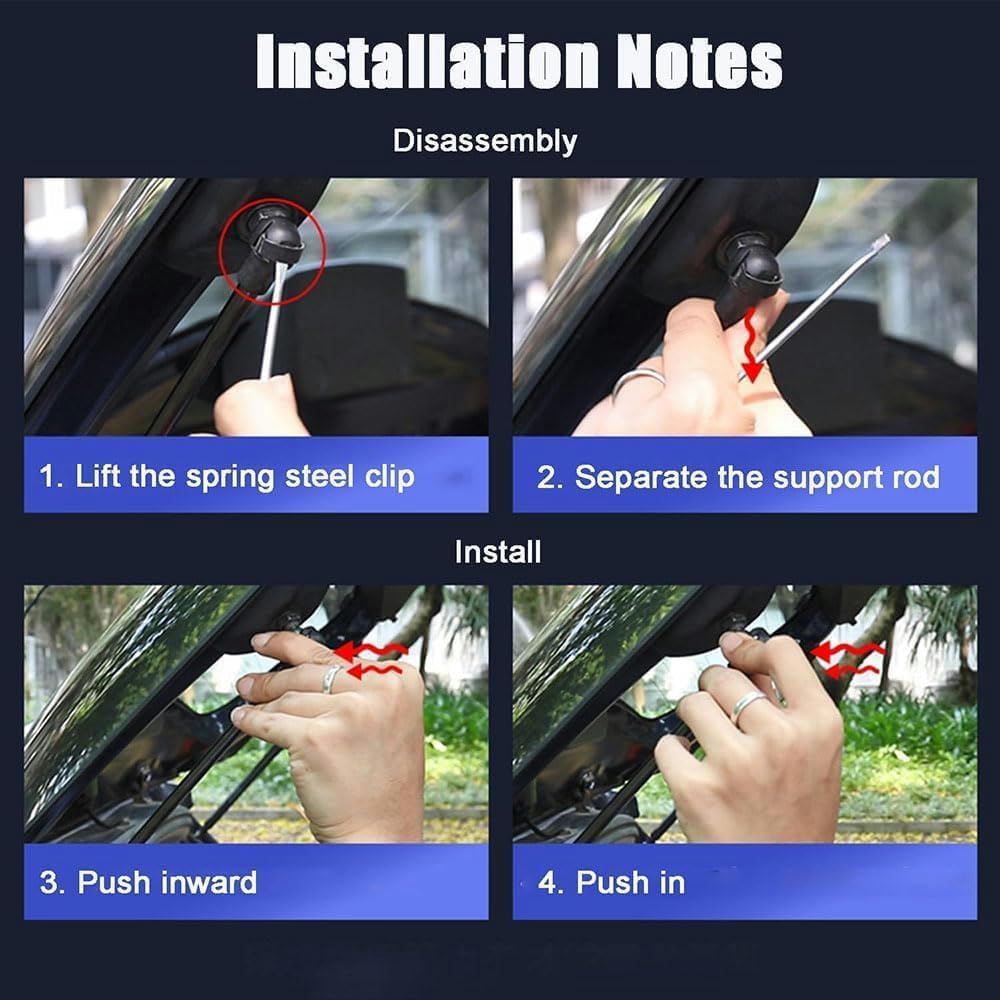 

2Pcs Rear Tailgate Boot Gas Struts for BMW X3 F25 2010-2017 Tailgate Boot Support Shock Dampers