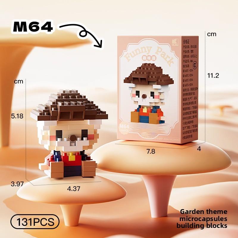 

Snow Melody Лотсо Белый Мультяшный Набор Микроблоков Для Детей Игрушка Образовательный Style 42