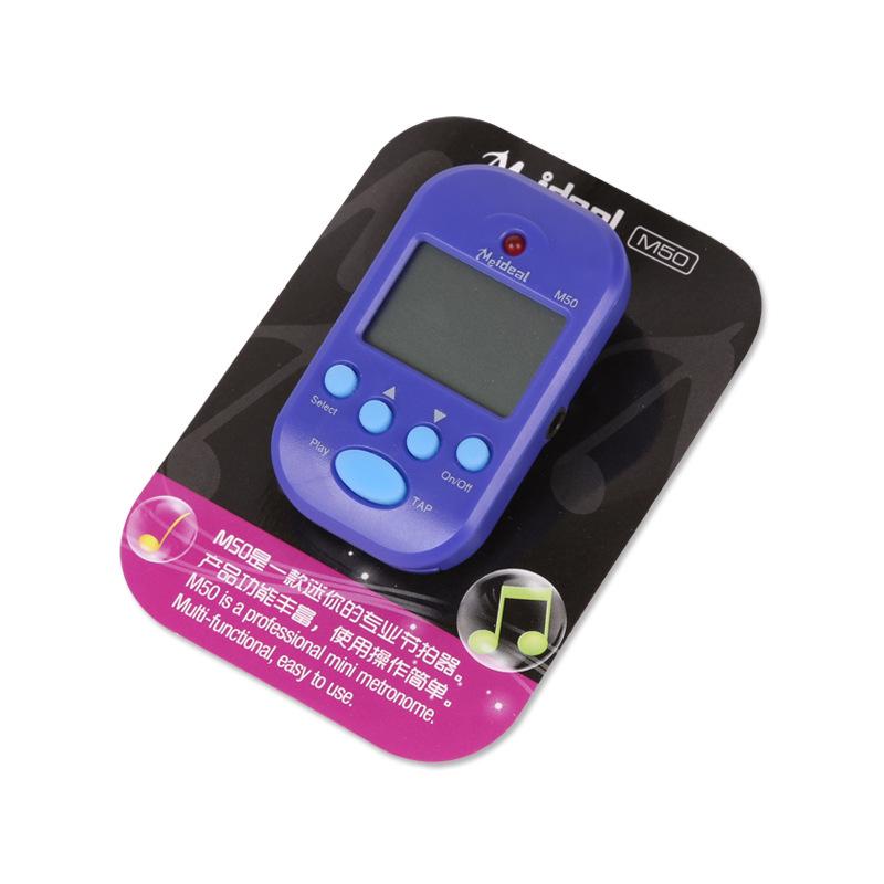 Meiyousi M50 Mini elektronický metronom pro klavír, kytaru, housle a guzheng
