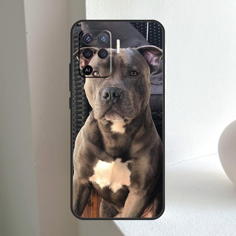 

Чохол для OPPO A78 A98 A18 A38 A58 A5 A6 Pro A15 A17 A57 A16 A76 A96 A54 A74 A94 A40 A60 A80 з зображенням Пітбуля OPPO A54 4G