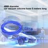 Car Auto 4mm 5 Meters Silicone Vacuum Tube Hose Pipe Silicon Tubing Universal Blue