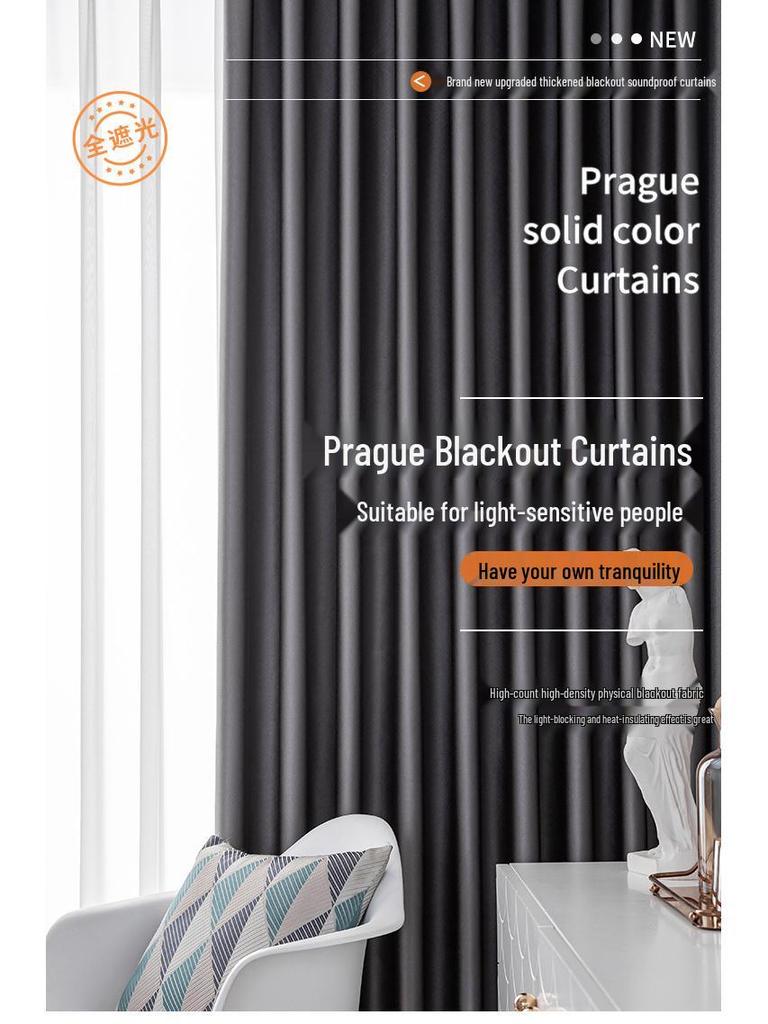 Full Blackout Beni Prague Curtains for Home, Hotel, Living Room, Bedroom - Retail & Home Improvement