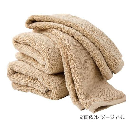 NITORI Slim Bath Towel SH01 34x120cm Beige NITORI 7771874