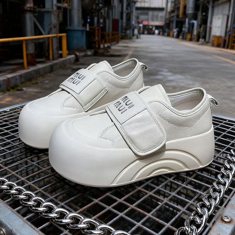 

Ugly cute big head women s thick sole heightening new autumn versatile Velcro sports and leisure shoes women 40