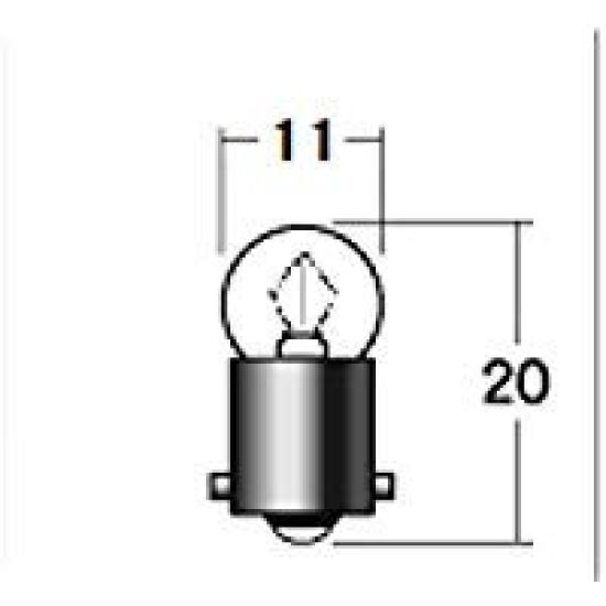 

Pilot lamp G11 BA9S 30V 1W (100 pieces)