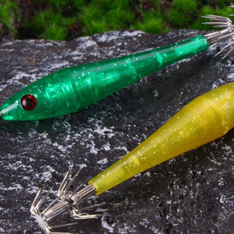 Fishing Lure Light Cuttlefish Hook Artificial Fishing Lure Deep Drop Underwater Fish Collection Tool Squid Jig