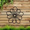Black Wall Sculpture Art Metal Decor for Living Room Bedroom Office Home
