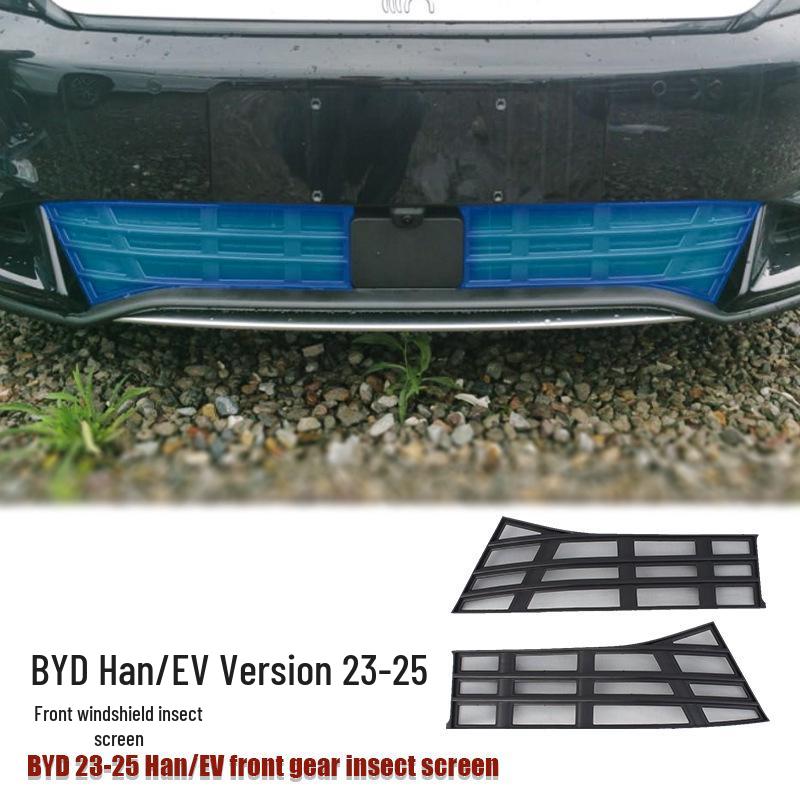 Front Windshield Insect Screen - 2023-2025 BYD Han/EV, ABS High-Gloss Finish Exterior Trim