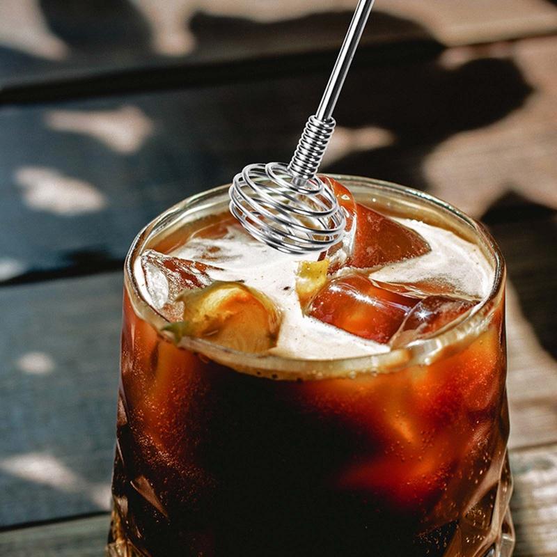 Stainless Steel Honey Stick Dipper Stirring Bar Swizzle Stick Honey Stirrer for Serving Syrups Frosting Melted Chocolate