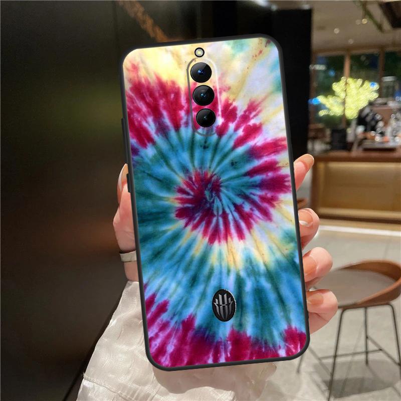 Trippy Tie Dye Hippie Art Case For ZTE Nubia Red Magic 11 10 8 8S 9 9S 10S Pro Plus 6 7 6S 7S For RedMagic 10 Air Cover