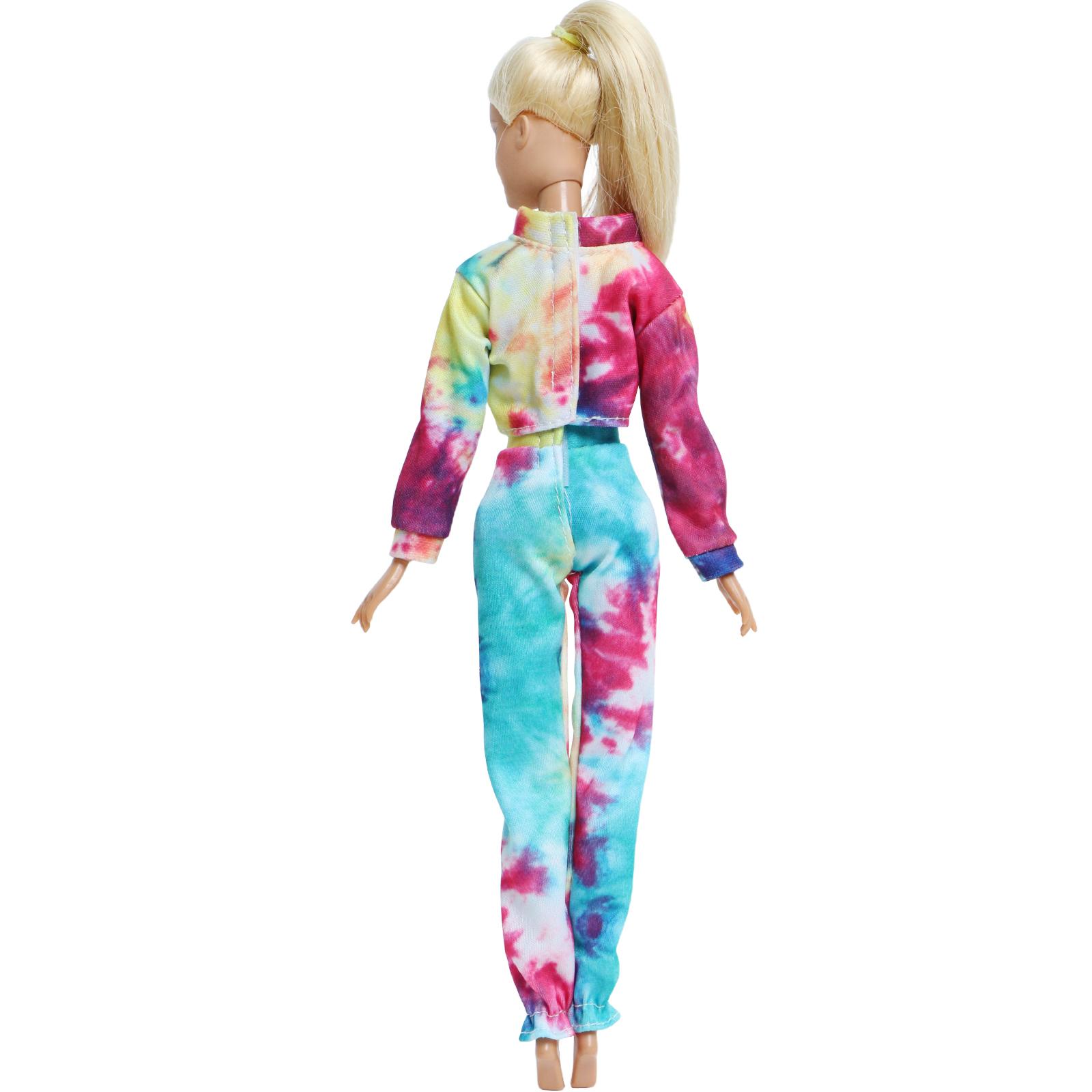 Одежда для кукол 30 см Модные блузки Брюки Крутой наряд Радужный цвет Одежда для девочек — фото 5