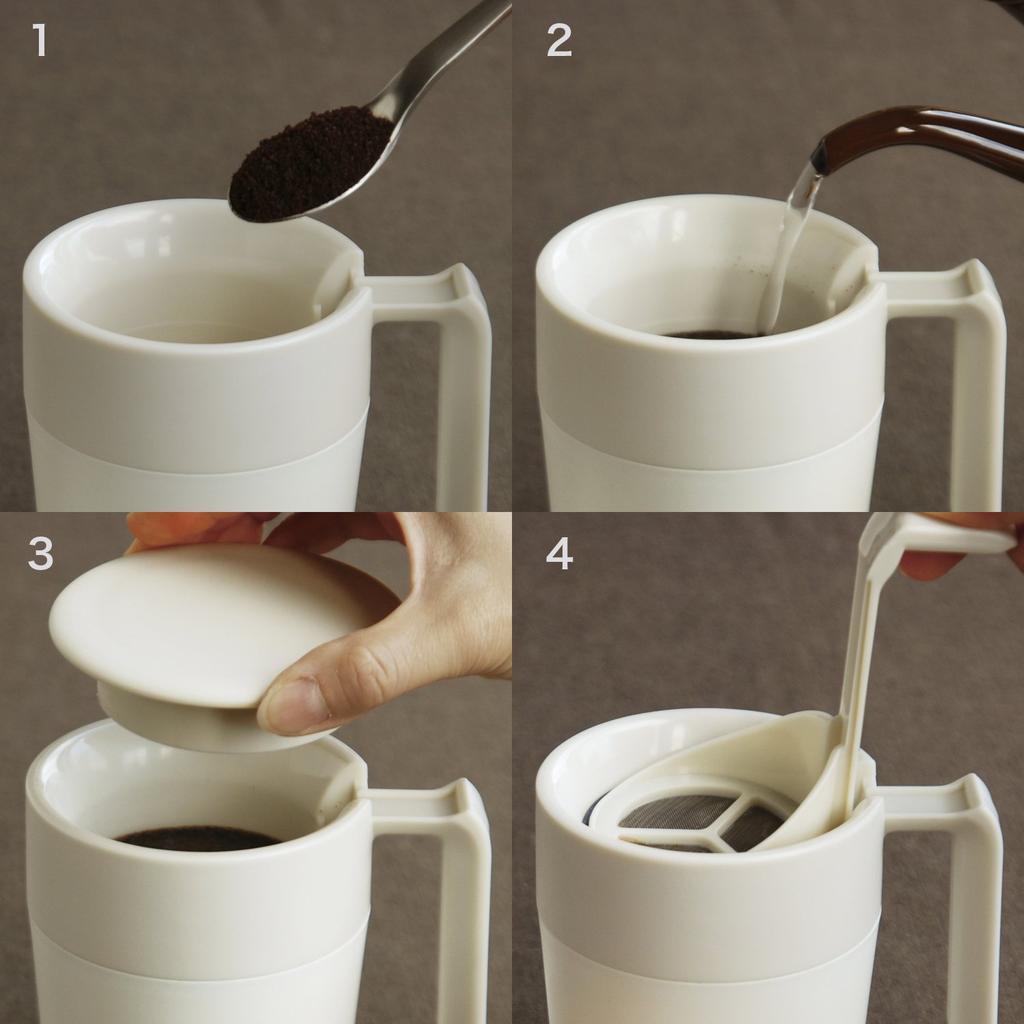 KINTO CAFEPRESS 22752 Mug, 260ml, Ivory,