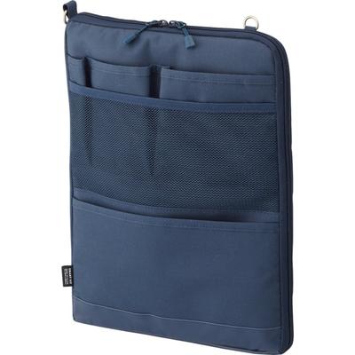 LIHIT LAB A4 Bag-in-Bag, Size, Vertical, Navy, A7683-11