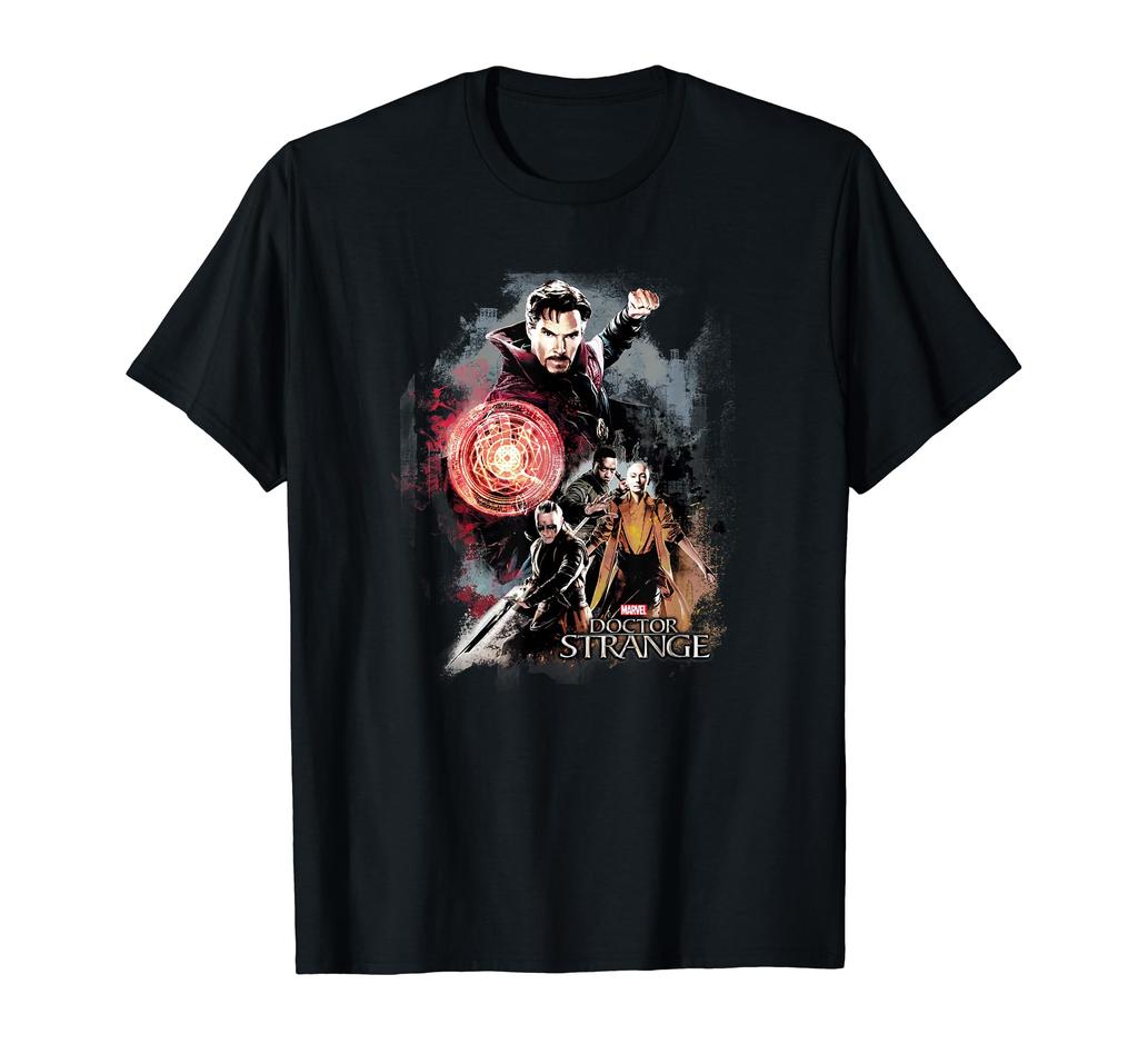 Marvel Doctor Strange Zauberer Schlacht Filmposter T-Shirt