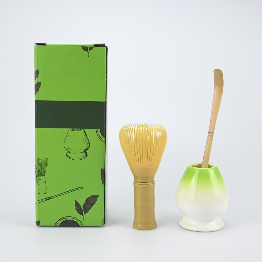 3PCS/Set Japanese-style Plastic Tea Whisk, Matcha Spoon, Tea Whisk Stand, Perfect Gift For Ceremony, Traditional Decoration