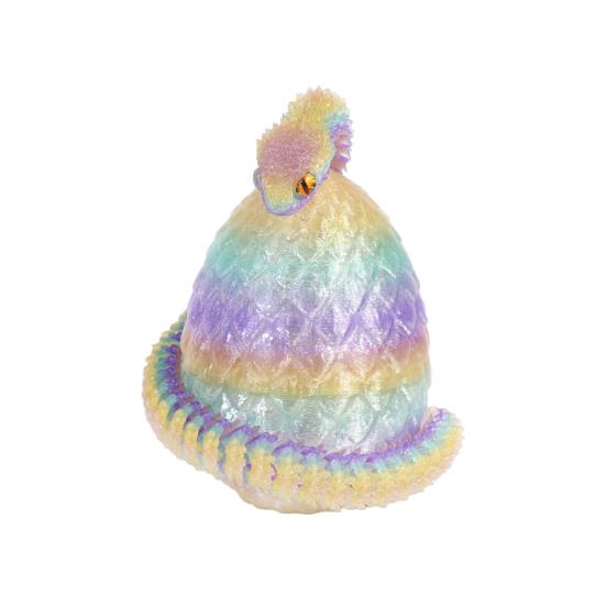 

3D-печатная фигурка змеиного яйца с подвижными суставами, фигурка змеиной скорлупы, игрушка-непоседа, змеиное яйцо с шарнирной змеей внутри, настольное украшение I