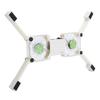 Laptop Cooling Pad USB Foldable Radiator Cooler Stand Light Portable with AntiSkid Mount(White )