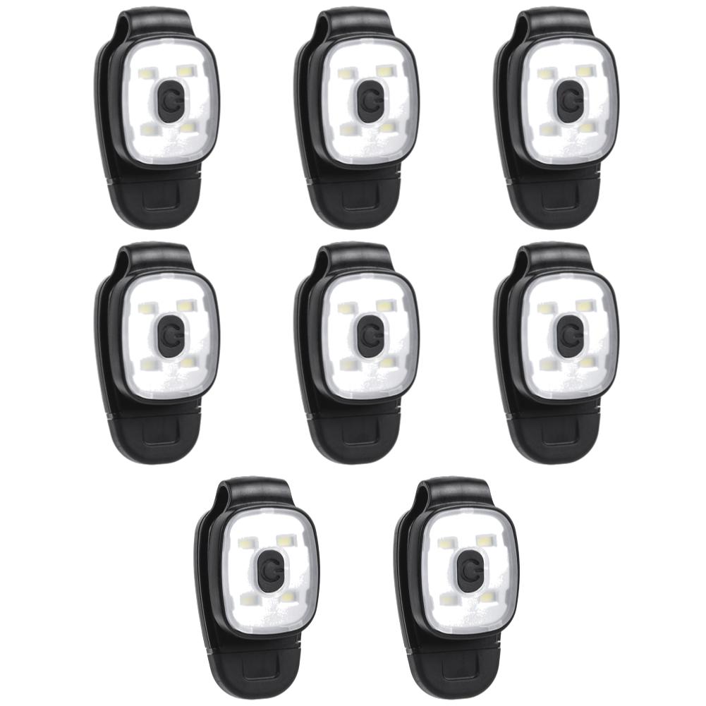 1-10PCS LED Clip Flashlight 3 Modes USB Rechargeable Clip On Cap Hat Light Night Running Safety Warning Light Portable Headlight