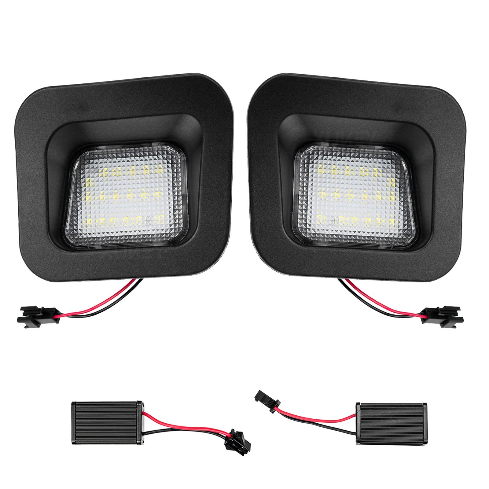 

2x полностью светодиодный фонарь номерного знака в сборе для Dodge RAM 1500 2500 3500 2003-2018 грузовик пикап задний бампер лампа чёрный