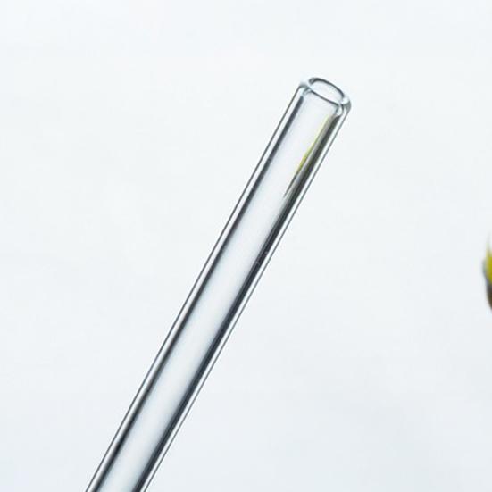 Cute Fish Glass Straws Reusable Colorful Fish Drinking Straw 8mm Diameter for Smoothies Juice Tea Coffee And Water