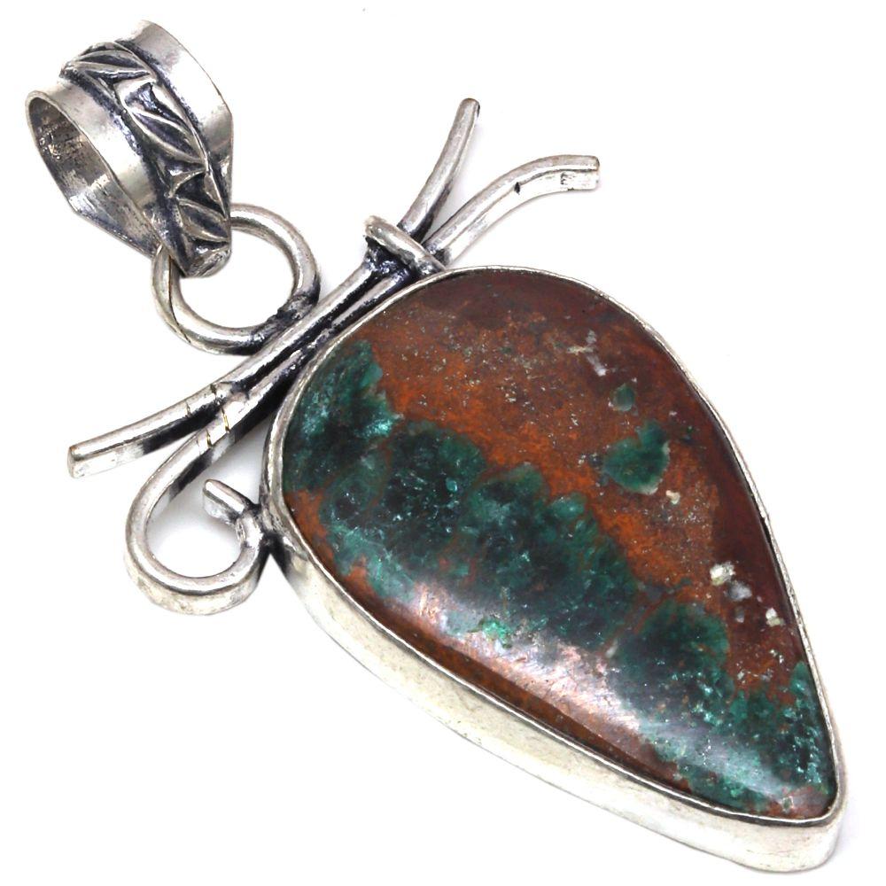 

Necklace Chrysocolla Gemstone Handmade Gift For Her Jewelry 2