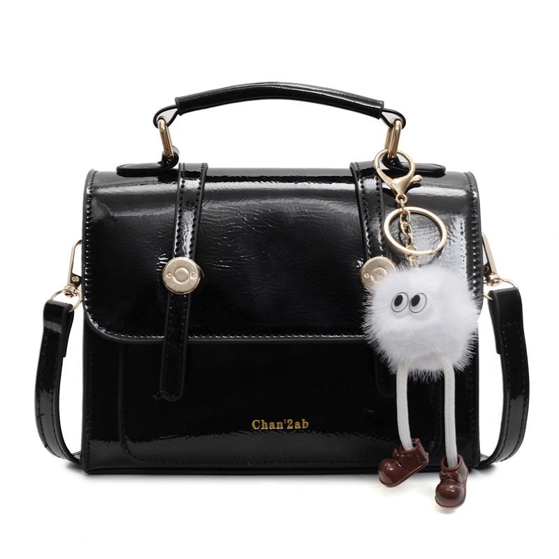 Сумка Женская Новая Мода Повседневная Универсальная Наплечная Сумка Сумка Ручная чёрный