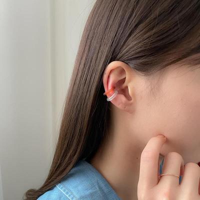 Manchette d'oreille Juribe boucles d'oreilles en acrylique mat pour femmes