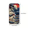 Sea Wave Simple and Stylish Phone Case Suitable for iPhone 17 16 15 14 13 12 11 Pro/ Max /Plus All-inclusive Matte Soft Case