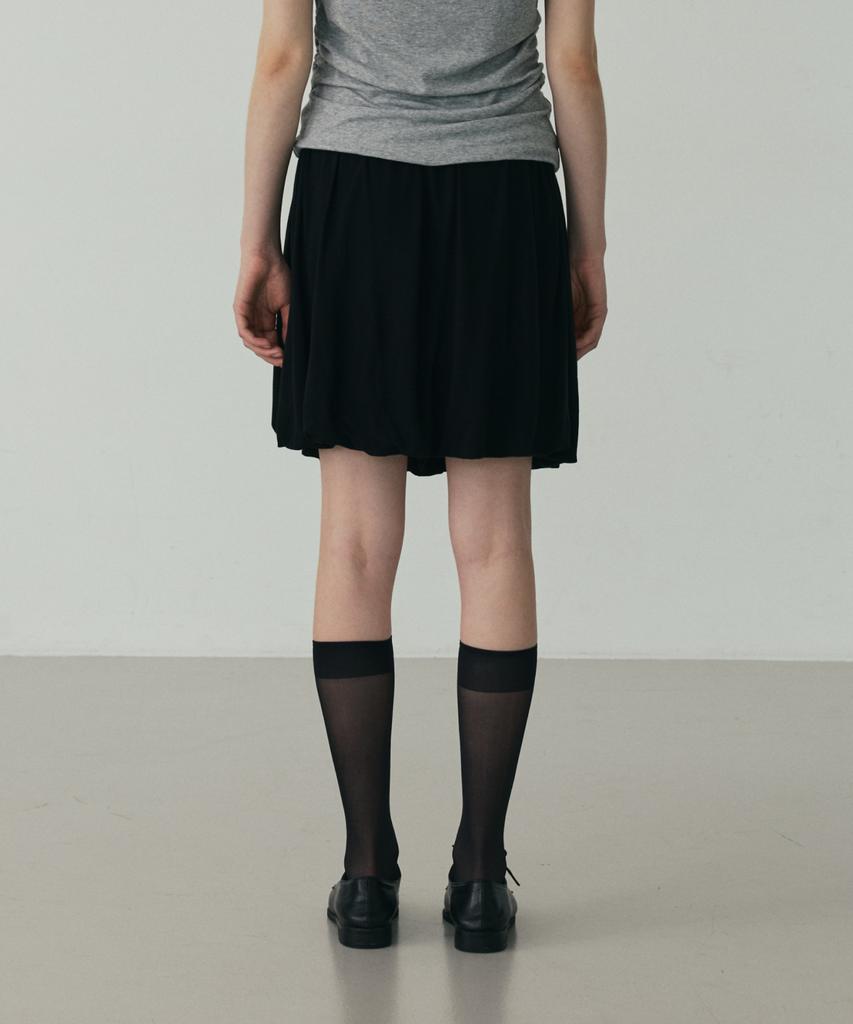 Linte Tencel Balloon Skirt Black