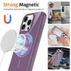 For iPhone 13 Pro Magnetic Case Compatible with MagSafe TPU Phone Back Cover with Lanyard