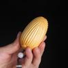 Wenwan Corn Handheld Carved Wood Ornament Christmas Keychain Gift